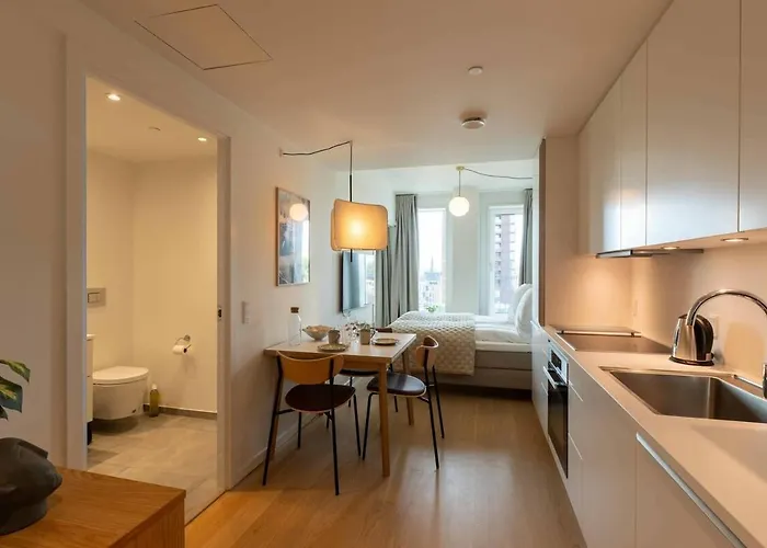Cozy 9th Floor In Vesterbro Apartamento