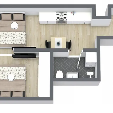 Cozy 9th Floor In Vesterbro Kopenhagen