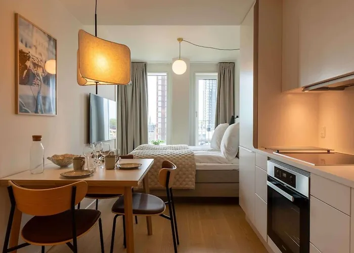 Cozy 9th Floor In Vesterbro Appartamento *