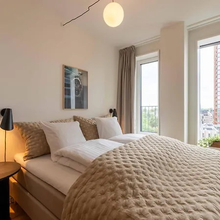 Daire Cozy 9th Floor In Vesterbro *